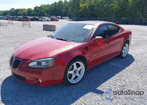 2006 Pontiac Grand Prix Gxp z USA, uszkodzony, nr VIN 2G2WC58C761272785